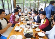 5月14日 学生研修会 夕食交流会(ハイランドふらの)の写真